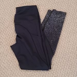 Zyia Flash Leggings | Sz 4 | Black + Reflective